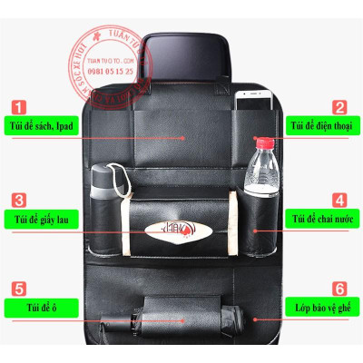 Túi đựng đồ treo sau ghế xe ô tô