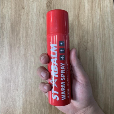 Xịt giảm đau Starbalm làm nóng cơ, hạn chế chấn thương trong thể thao 150ml, xuất xứ Hà Lan