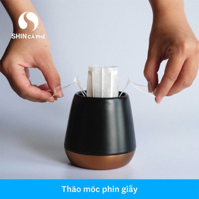 SHIN Cà Phê - Sơn La Blend Phin Giấy tiện lợi - DripBag hộp 10 gói