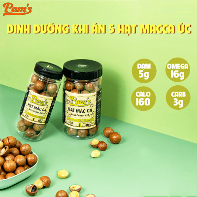 Combo hạnh nhân Mỹ + Macca nhập khẩu Úc Pam