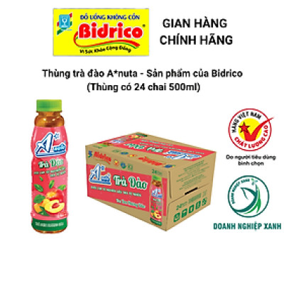 Trà Đào A*nuta ( Thùng 24 chai 500ml ) - Sản phẩm của Bidrico