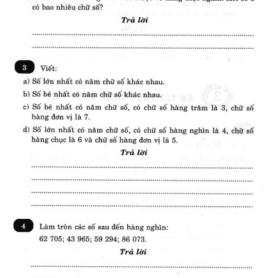 Vở bài tập nâng cao Toán 4 - Tập 1 - Chân trời sáng tạo (Không đáp án)