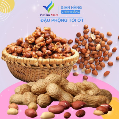 Đậu Phộng Rang Tỏi Ớt VIETTINMART 1KG