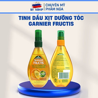 Tinh dầu xịt dưỡng tóc Fructis siêu phục hồi mềm mượt tóc