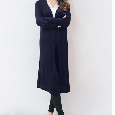 Áo khoác mỏng, áo cardigan nữ vải thun mềm xẻ tà AK10
