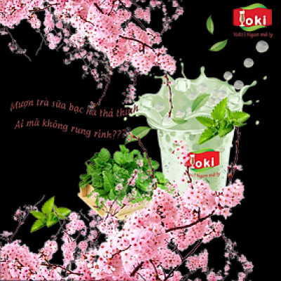 Trà sữa Bạc hà Yoki