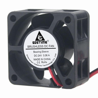Gdstime 5 Pieces DC 24V 4cm 40x40x20mm 4020 CPU Cooler Brushless Cooling Fan 40mm x 20mm