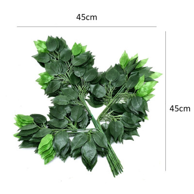 Cành lá si giả - Size 55cm - 3 nhánh - Cây giả, hoa lụa Decor trang trí nhà cửa