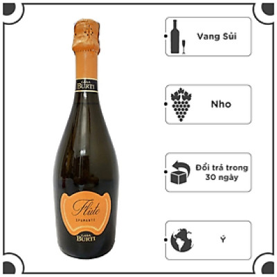 Rượu vang nổ Casa Burti Spumante Extra Dry (Cam)