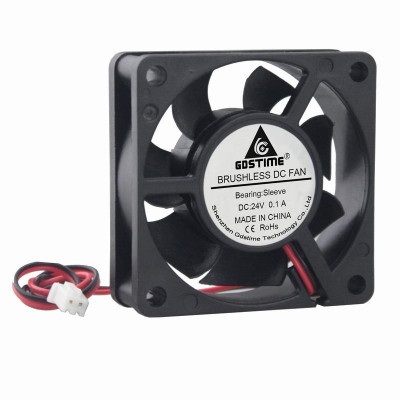 1 Pcs Gdstime 1-Wire DC 14V 60mm x 1mm Brushless Machine Equiment Cooling Fan 60x60x1mm 601