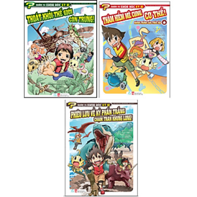 Combo Nhiệm vụ khoa học kỳ bí tập 1+2+3. Tặng sổ tay mini dễ thương