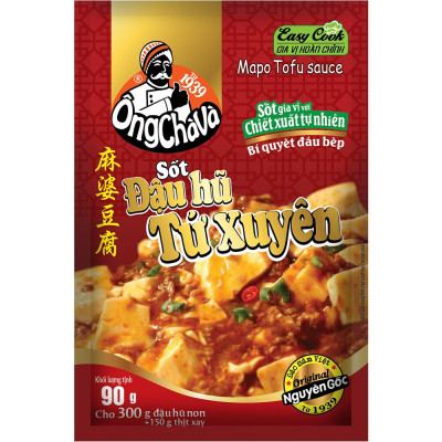Combo 5 Gói Sốt Đậu Hũ Tứ Xuyên Ông Chà Và 90g (Mapo Tofu Sauce)