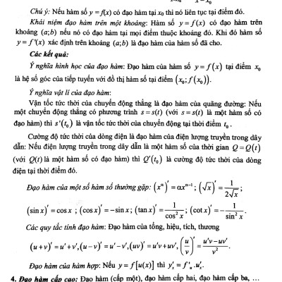 Hướng Dẫn Ôn Tập Kì Thi THPT Quốc Gia Năm Học 2019 - 2020 Môn Toán