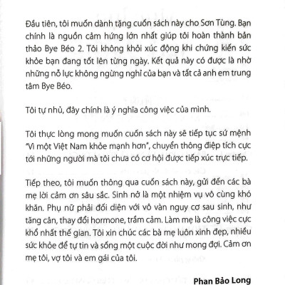 Bye Béo 2 - Mọi Điều Bạn Biết Về Giảm Cân Đều Sai