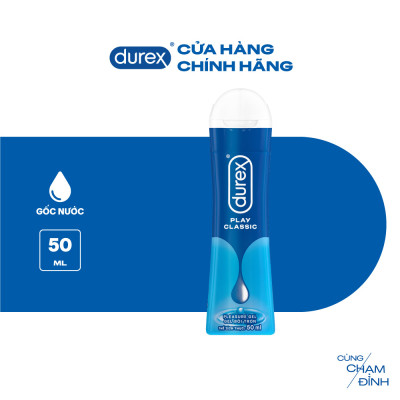 Bộ 2 chai gel bôi trơn DUREX PLAY CLASSIC thuần gốc nước 50ML/chai