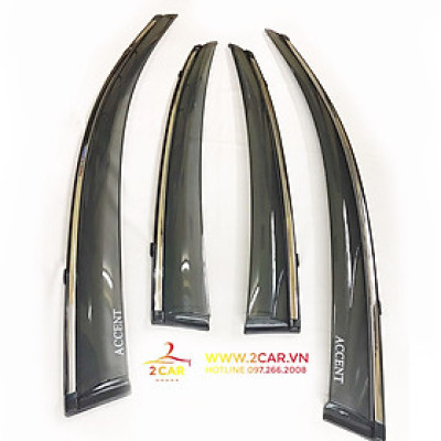 Vè Che Mưa Xe Hyundai Accent 2018- 2021, 2022 chỉ mạ crom cao cấp