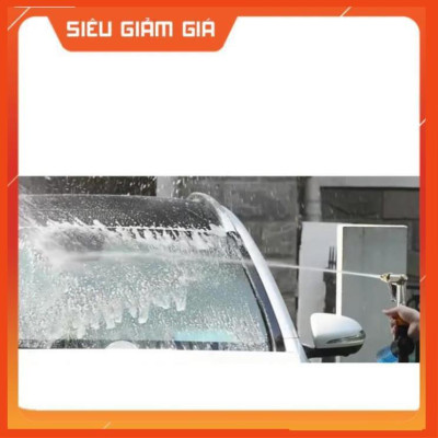 Bộ dây vòi xịt nước rửa xe, tưới cây . tăng áp 3 lần, loại 3m, 5m 206701-3Dđầu đồng,cút,nối đồng+ tặng móc khoá