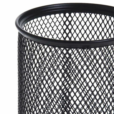 WZ5922	Cắm bút sắt tròn Đen Guangbo