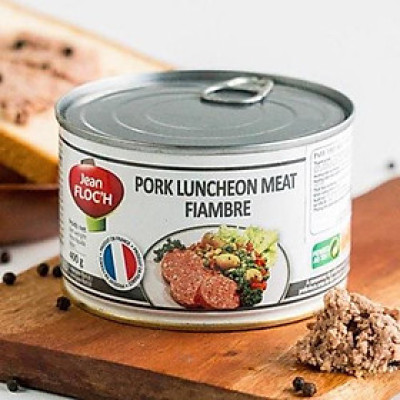 Thịt hộp Luncheon Meat Jean Floch 400g - Pháp ( Thịt heo)