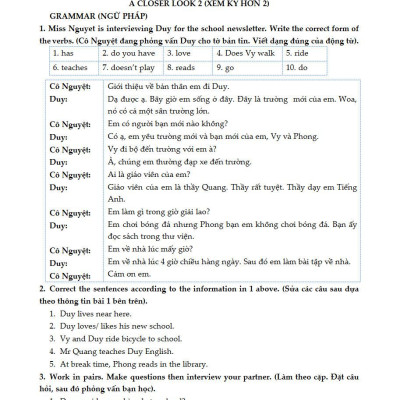 Học Tốt Tiếng Anh 6