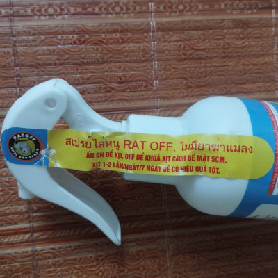 Xịt đuổi chuột thảo mộc cao cấp Thái Lan 325 ml không độc hại - Hàng Chính Hãng (đặc biệt)