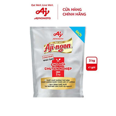 Gói Hạt Nêm Aji-ngon® Heo 3kg/Gói
