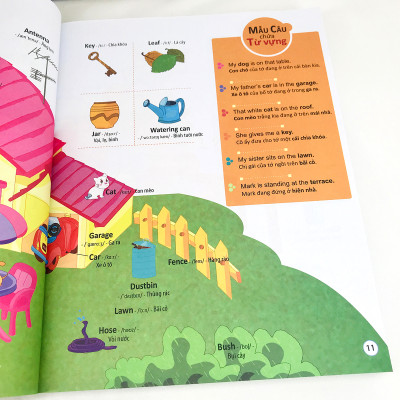 Sách 4000 Từ Vựng Và Mẫu Câu Tiếng Anh Thiết Yếu Cho Trẻ Em (Song ngữ Anh-Việt cho bé từ 4-12 tuổi) - Thanh Hà Books