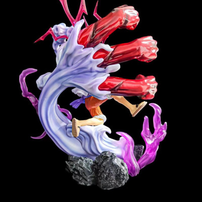 Mô Hình Luffy Gear 5 Trạng Thái Chiến Đấu 33cm Mô hình One Piece Cao Cấp, Figure Mô Hình Anmie One Piece Luffy Vua Hải T