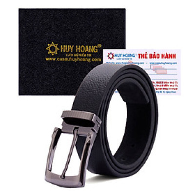 Thắt lưng nam Huy Hoàng lót nhung 3,5P màu da, đen, nâu HC4119-20-21