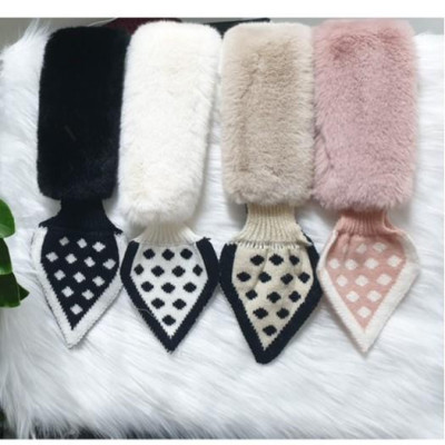 Khăn Quàng Cổ Lông Thỏ Buộc Nơ siêu xinh (kèm ảnh , video thật)