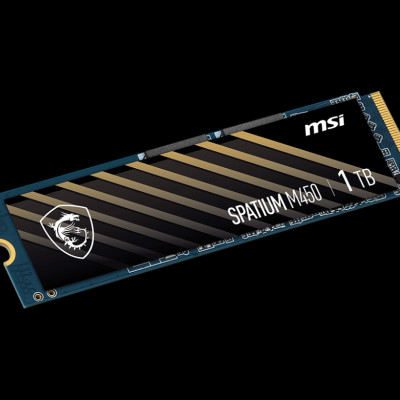 Ổ cứng SSD MSI SPATIUM M450 | PCIe , Gen3 x4 NVMe M.2 | Read 3600 MB/s - Write 3000 MB/s | 600TBW | Bảo hành 5 năm | Hàng Chính Hãng