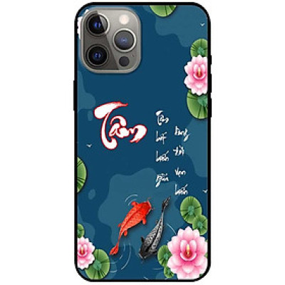 Ốp lưng dành cho Iphone 12 - 12 Pro - 12 Pro Max - 13 Mini - 13 - 13 Pro - 13 Pro Max - Tâm Cá KOI - Hàng Chính Hãng