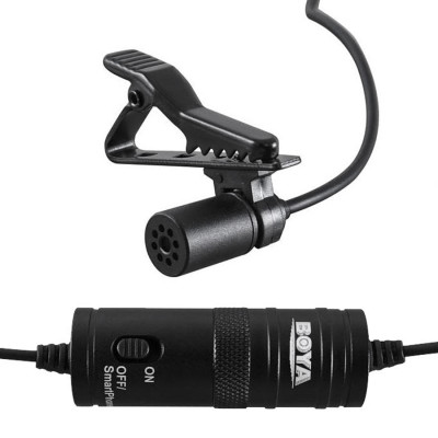 Micro Ghi Âm Cài Áo BOYA BY-M - Hàng Chính Hãng