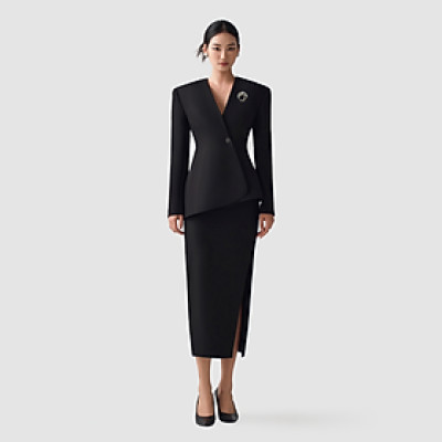 Chân váy bút chì xẻ KELSEY thiết kế cao cấp WHITE CHIC