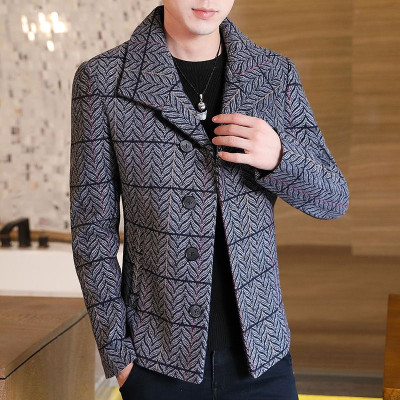 Áo khoác dạ nam trẻ trung dáng ngắn mới NAD106