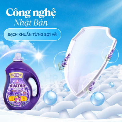 Nước Giặt Xả 5 Trong 1 Hương Lavender Avatar 3,5 Kg