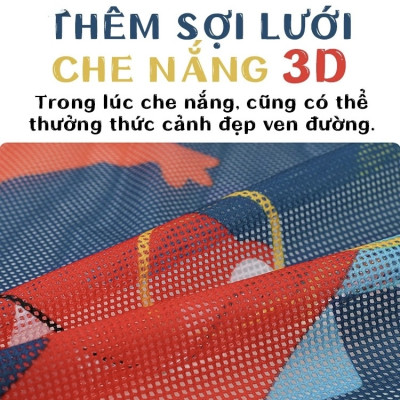 Rèm Che Nắng NAM CHÂM 2 Lớp Hoạt Hình Dễ Thương Xe Ô Tô | Màn Dày Dặn, Có Lưới Bảo Vệ Chống Muỗi, Hít Nam Châm