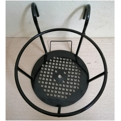 Combo 2 GIỎ SẮT Treo Chậu Hoa Ban Công Hình Tròn - Màu Đen