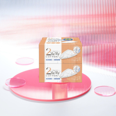 Bông Tẩy Trang Cotton Labo Và Nước Tẩy Trang Nhanh Vùng Mắt Kissme (120 mL)