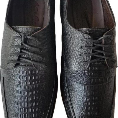 Giày Tây Cột Dây Nam Da Bò Thật GT109