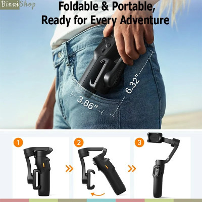 Hohem Isteady X2 / Hohem ISteady X3 SE / Hohem ISteady X3 - Gimbal | Tay cầm chống rung có remote điều khiển từ xa dùng cho smartphone - Hàng Chính Hãng