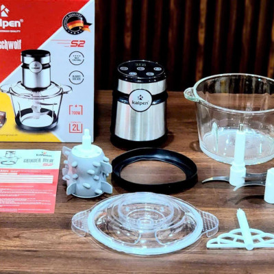 Máy xay thịt đa năng Kalpen S2 dung tích 2L công suất 700W, chính hãng bảo hành 2 năm -Hàng chính hãng