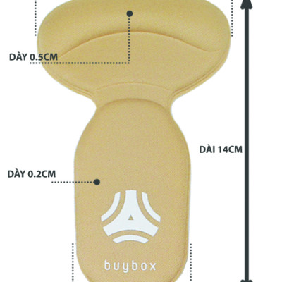 Combo 03 phụ kiện chuyên dùng mang giày cao gót êm chân (mũi tròn) - buybox - BBPK09-11-50