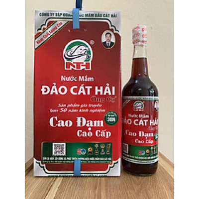 Nước mắm cá thu Cao Đạm cao cấp 30 độ đạm, dung tích 650ml