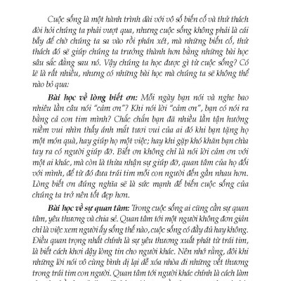 Bài Học Về Sự Quan Tâm - Chúng Tôi Cần Bạn (Tái bản 2024)