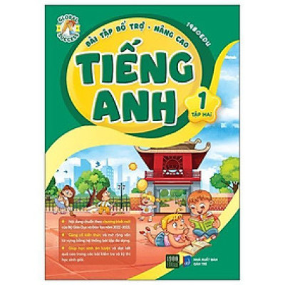 Sách - Bài Tập Bổ Trợ Nâng Cao Tiếng Anh Lớp 1 - Tập 2 - 1980Edu - 1980 Books