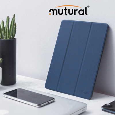 Bao da iPad pro 11 inch 2018 hiệu Mutural _ Xanh_ Hàng nhập khẩu