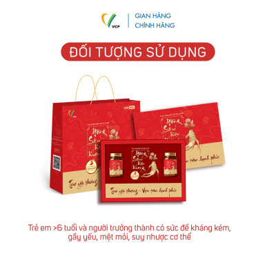 TPBVSK HỘP QUÀ SỨC KHOẺ HỒNG SÂM KIỆN KHANG - Hỗ trợ tăng cường sức đề kháng, giảm mệt mỏi, tăng cường sức khỏe