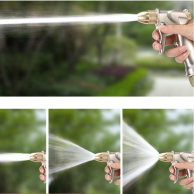  Bộ dây vòi xịt nước rửa xe, tưới cây . tăng áp 3 lần, loại 7m, 10m 206701 đầu đồng, cút, nối PE