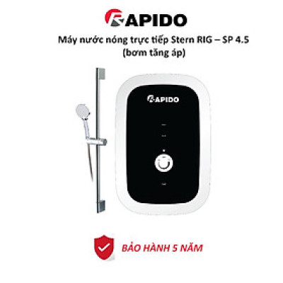 Máy nước nóng trực tiếp Stern RIG – SP 4.5 (bơm tăng áp) - Hàng chính hãng